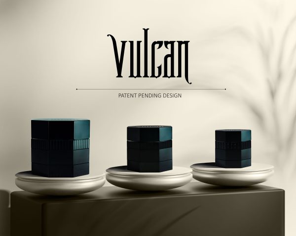 Vulcan 46mm Fully Magnetic 4pc Herb Grinder-Black - Image 4