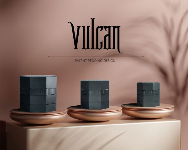 Vulcan 46mm Fully Magnetic 4pc Herb Grinder-Gun Metal - Image 4
