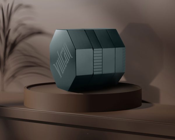 Vulcan 46mm Fully Magnetic 4pc Herb Grinder-Gun Metal