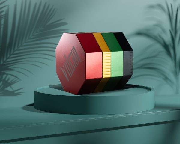 Vulcan 56mm Fully Magnetic 4pc Herb Grinder-Rasta