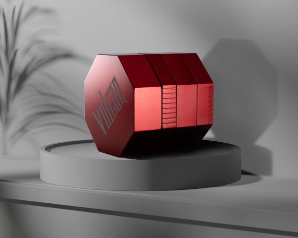 Vulcan 56mm Fully Magnetic 4pc Herb Grinder-Red