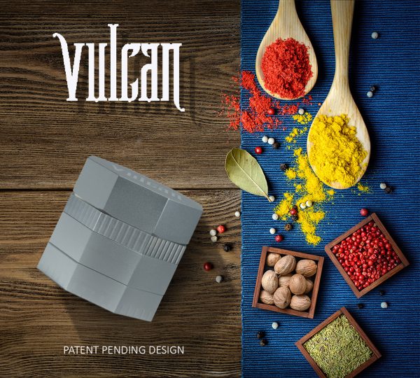 Vulcan 46mm Fully Magnetic 4pc Herb Grinder-Silver - Image 7