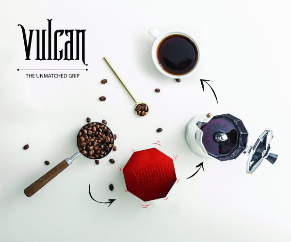 Vulcan 75mm Fully Magnetic 4pc Herb Grinder-Red - Image 3