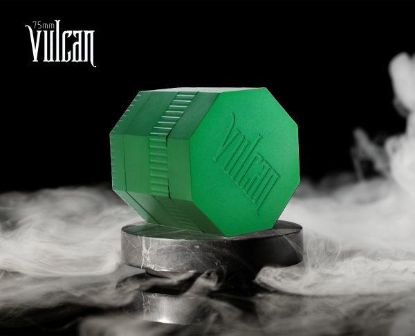Vulcan 75mm Fully Magnetic 4pc Herb Grinder-Green