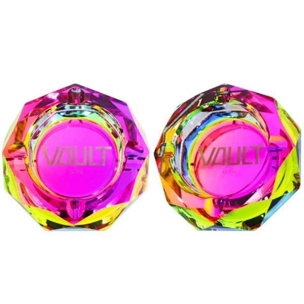 VAULT Multi Color Glass Ashtray - Image 10