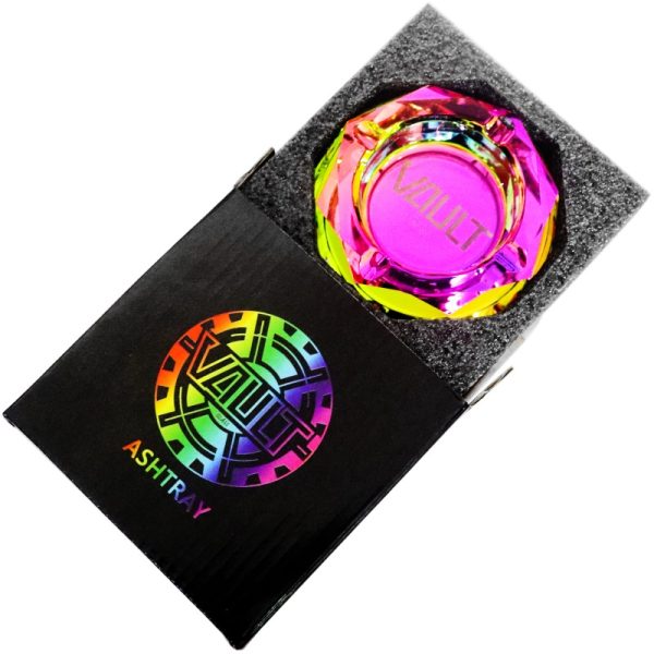VAULT Multi Color Glass Ashtray - Image 6