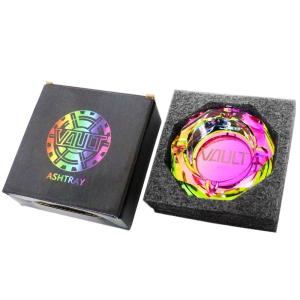 VAULT Multi Color Glass Ashtray - Image 5