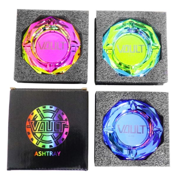 VAULT Multi Color Glass Ashtray - Image 4
