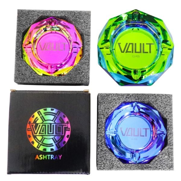VAULT Multi Color Glass Ashtray - Image 3