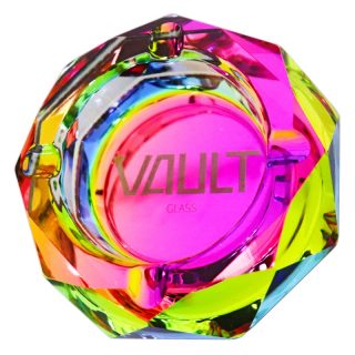 VAULT Multi Color Glass Ashtray