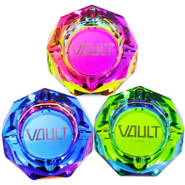 VAULT Multi Color Glass Ashtray - Image 2