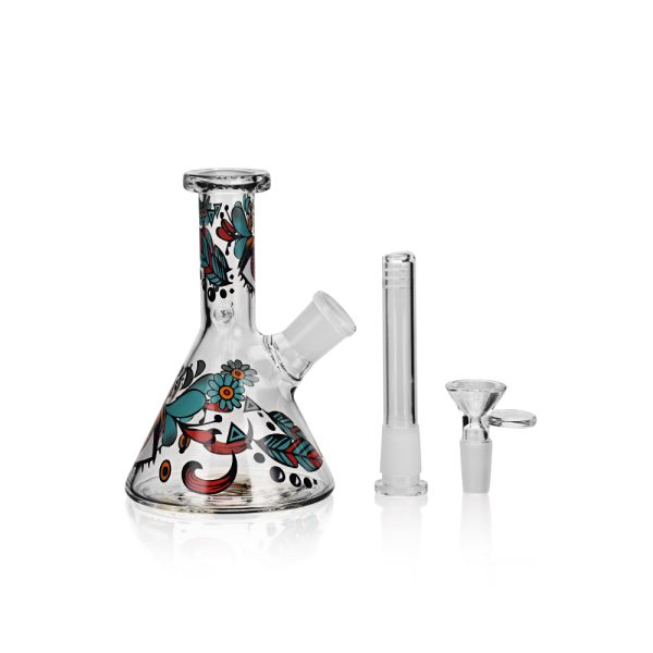 VAULT Glass Mini Beaker Water Pipe-VG12 - Image 9