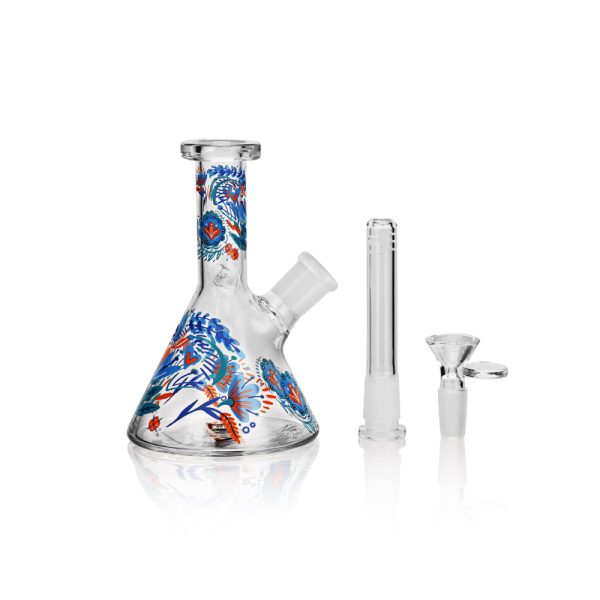 VAULT Glass Mini Beaker Water Pipe-VG13 - Image 15