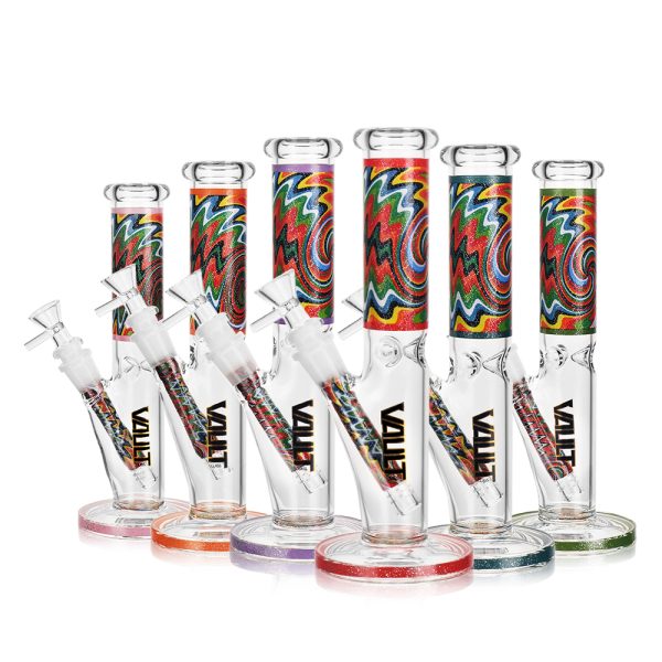 VAULT Glass Sraight Water Pipe-VG2414